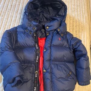 Polo by Ralph Lauren Kids Blue Puffer Jacket